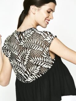 Blusa Betty negra