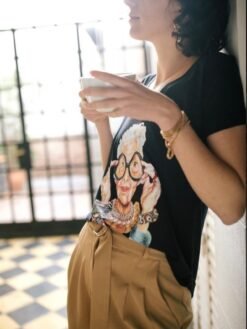 Remera Iris Negra