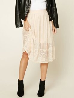 Falda Louisa Nude