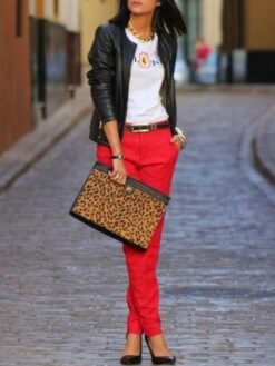 Pantalón Lisa Rojo