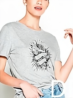 Remera Rock gris