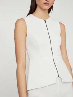 Blusa Zip Blanca