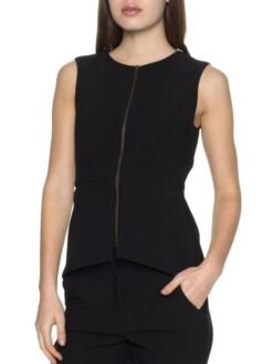 Blusa Zip Negra